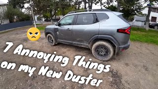 7 Things I Hate about my New Dacia Duster 2024 [upl. by Asiluy530]