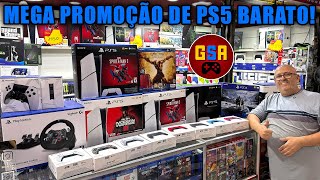 MEGA PROMOÇÃO DE PS5 MAIS BARATO DA SANTA IFIGÊNIA  GSA GAMES [upl. by Neelie]