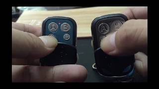 433MHz Universal Cloning Door Remote Control Key Compatible with Garage Door Openers [upl. by Jopa]