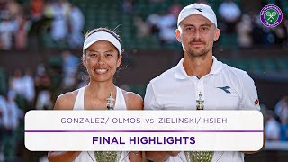 Thrilling Mixed Doubles  Gonzalez Olmos vs Zielinski Hsieh  Final  Highlights  Wimbledon 2024 [upl. by Uria]