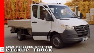 2018 Mercedes Sprinter Pickup Truck [upl. by Odnamla]