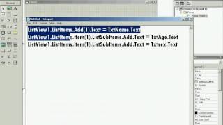 VB 60  Visual Basic 60 Listview Tutorial [upl. by Antonius313]