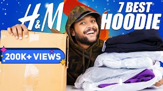 7 Best HampM HoodieSweatshirt Haul for Men 2024 🔥 HampM Winter Hoodies Review India 2024  ONE CHANCE [upl. by Llorre898]