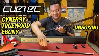 I ordered my first Carbon Fiber Cue  CUETEC CYNERGY TRUEWOOD  Ebony 125  Unboxing [upl. by Atnamas]