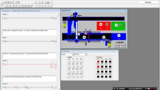 Bytronic Industrial Control Trainer ICT3 Ladsim PLC simulator [upl. by Tneciv]