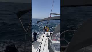 when cruising with a sailboat in the aegeansea sounds [upl. by Anaylil706]