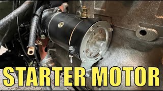 Starter Motor Installation step by step Willys Jeep L134 go devil engine [upl. by Natasha]