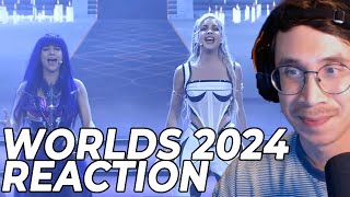 AMAZING YEAR  REACTION to Worlds 2024 Opening Ceremony  Linkin Park Ashnikko amp More [upl. by Shulamith]