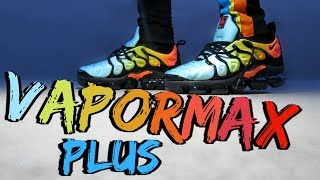 NIKE VAPORMAX PLUS quot TROPICAL SUNSETquot REVIEW AND ON FOOT [upl. by Nichola]