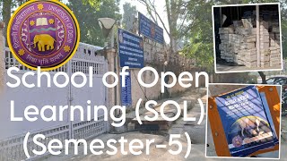 Du Sol study material book Appointment 5th Semester BA Program  kesavpuram [upl. by Yeoj]