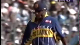 World Cup Semi Final 1996  Aravinda de Silva Batting [upl. by Adnoral]