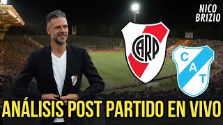 TEMPERLEY ELIMINÓ A RIVER  ANÁLISIS POST PARTIDO EN VIVO [upl. by Nashoma]