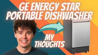 GE GPT145SSLSS 18quot Energy Star Portable Dishwasher Review [upl. by Noyes562]