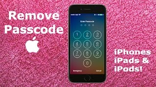 How To REMOVE Forgotten iPhone 6S 6 PASSCODE Tutorial  UNLOCK iPad Air Mini iPod iOS Password Code [upl. by Wolpert689]