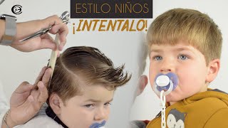 Como hacer CORTE NIÑO A TIJERA 👦🏻 ¡FÁCIL [upl. by Yreffoeg]