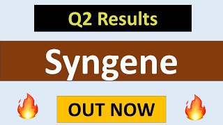 Syngene Q2 results 2024  Syngene International share latest news  Syngene Q2 Results today [upl. by Eyt]