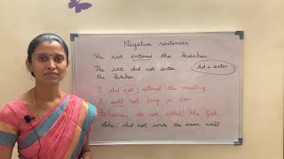 Positive to Negative sentences  Vis learning path  In Tamil [upl. by Iadam]