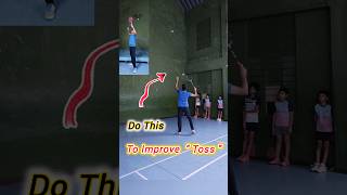 Do This 👆 To Improve Your quot Toss quot badminton [upl. by Cornie364]