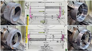 Bearing Block  Closure  Outboard bearing for coil holder  CNC Machining [upl. by Aicetel]