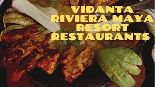 Vidanta Riviera Maya Resort Restaurants [upl. by Barrus]