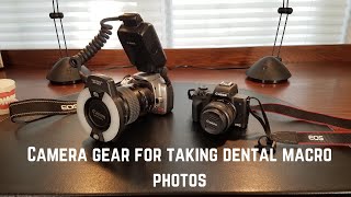 Camera gear for taking dental photos Canon Rebel XT [upl. by Adal]