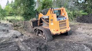 Loegering VTS BoltOn track system Hard at work in Minnesota case ponds dirt [upl. by Tubb]