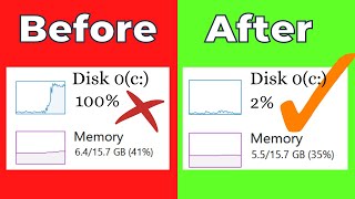 Optimize 100 Disk Usage Fixing High Disk Usage on Windows 1110 [upl. by Anahpets]