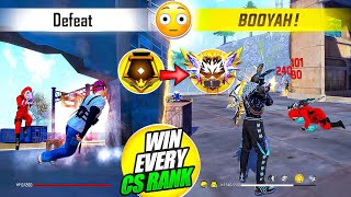 HOW TO WIN EVERY CS RANK IN FREE FIRE 🔥 FREE FIRE PRO TIPS AND TRICKS  FIREEYES GAMING [upl. by Alaik216]