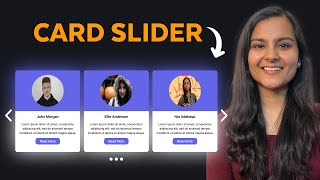 How to make Card Slider in React JS  React Slick [upl. by Wasson]