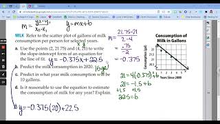 45 Scatter Plots and Lines of Fit [upl. by Tama]