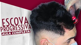 Como Fazer Escova Progressiva em Cabelo Masculino Passo a Passo [upl. by Ardnal]