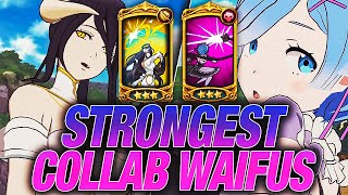 DOUBLE COLLAB WAIFU REM AND ALBEDO ULT DAMAGE LOWER COMBO  Seven Deadly Sins Grand Cross [upl. by Esilrac]