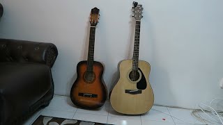 Perbezaan Gitar Kapok dan Yamaha F310 [upl. by Nowyt]