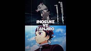 Inosuke Vs Tanjiro [upl. by Katzir]