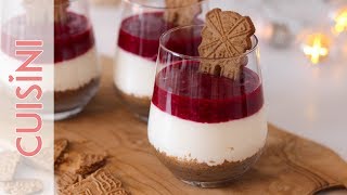 Spekulatius Dessert Creme Rezept  Nachtisch zu Weihnachten selber machen  einfach amp mit Himbeeren [upl. by Poler]