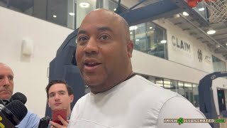 Notre Dame Coach Micah Shrewsberry We Dont Bow Down to Anybody [upl. by Catarina466]