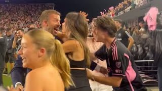 The Reaction of David Beckham amp his Family to Messi’s Goal 🥺 [upl. by Rosane454]