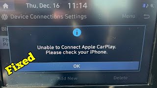 Unable to Connect Apple CarPlay Please Check Your iPhone on iOS 18 Fixed [upl. by Torray]