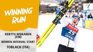 Niskanen rediscovers form in Toblach 10k  FIS Cross Country World Cup 2324 [upl. by Briscoe452]