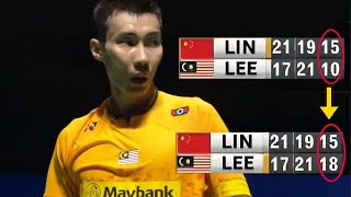 Lee Chong Weis INSANE COMEBACK against Lin Dan [upl. by Adiaz]