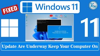 ✅ How To Fix Updates Are Underway Please Keep Your Computer On in Windows 11 [upl. by Toshiko]