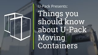 UPack Moving Containers [upl. by Salba]