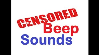 Censor Beep bleep Sound Effects with drawing [upl. by Lilla]