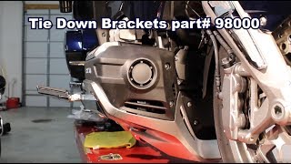 Goldstrike Tie Down Brackets Installation for Gold Wing [upl. by Neumeyer]