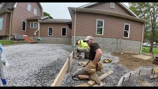 Detailed Prep Work For Concrete Patio [upl. by Hax]