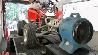 2004 Honda TRX450R Dyno Pull  High Definition  HD [upl. by Morgun869]