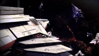 Mass Effect 3 Turian Fleet Fighting the Reapers HD [upl. by Delmor]