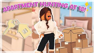 🏠 MOVING to my DREAM APARTMENT at 18 years old  Bloxburg roleplay wvoices [upl. by Vookles]