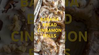 Cinnamon Rolls  Banana Bread baking holidaybaking cinnamonrolls dessert [upl. by Aneekal]