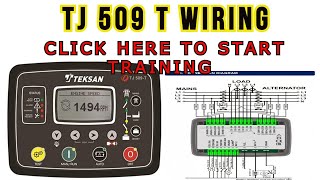 Datakom D300 wiring pdf explain  tj509t control panel  panel wiring tj509t  Teksan control wiring [upl. by Eldred383]